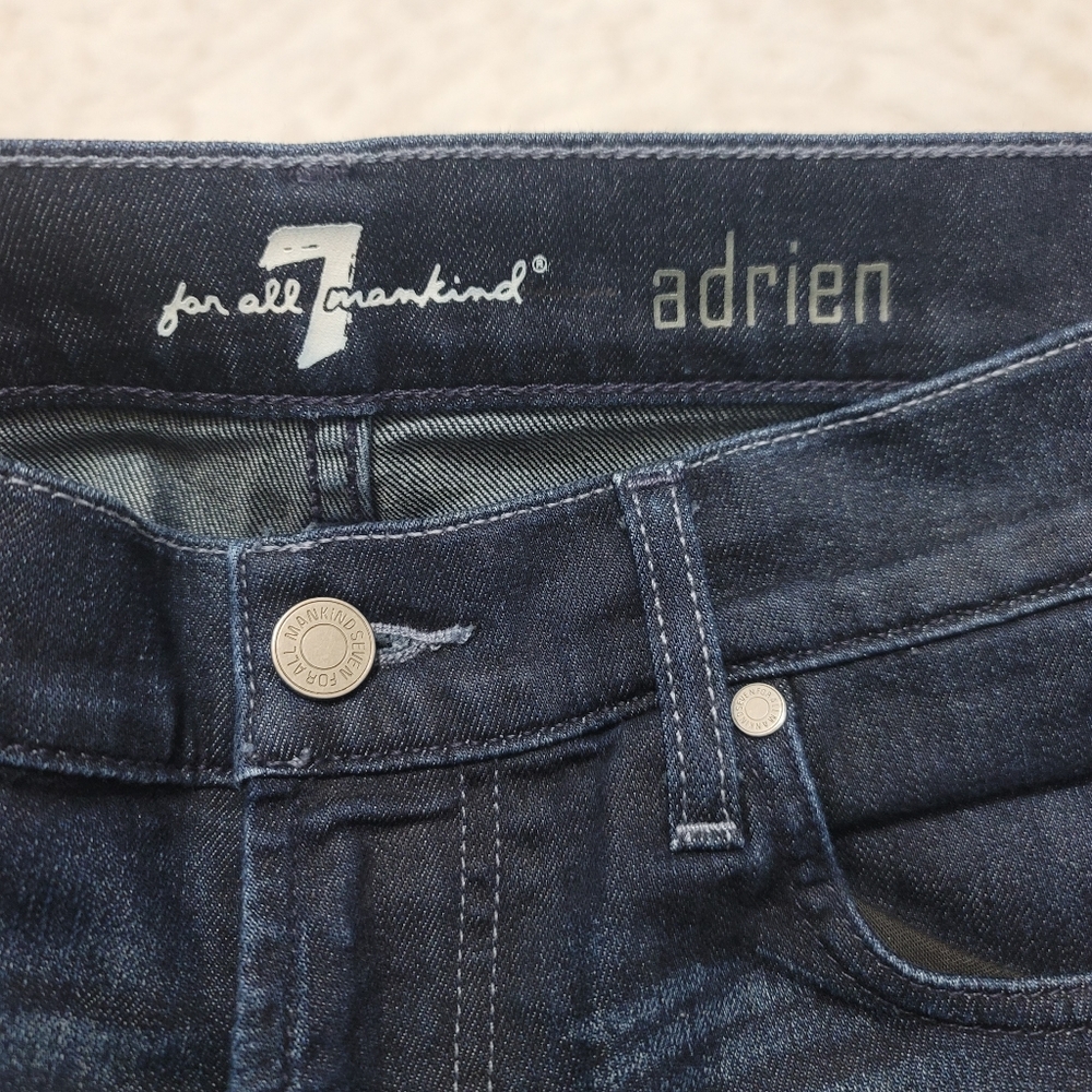 7 Seven For All Mankind Adrien Jeans Size 30 Men's Dark Wash - Picture 12 of 14